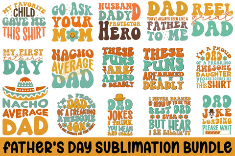 Father's Day Sublimation Bundle Sublimation Rupkotha 