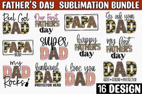 Father's Day Sublimation Bundle SVG CraftingStudio 