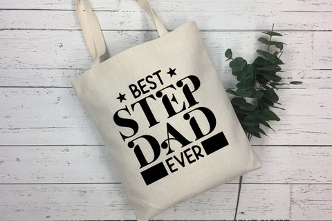 Father's Day SVG - Best Step Dad Ever SVG CraftLabSVG 
