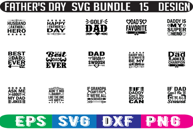Father's Day SVG bundle 15 design SVG Nurstore 