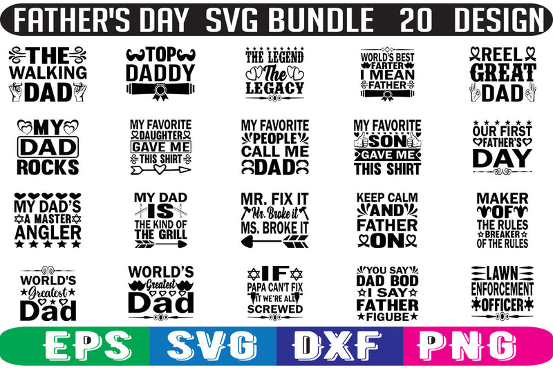 Father's Day SVG bundle 20 design SVG Nurstore 