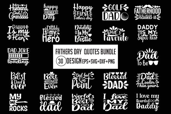 fathers day SVG bundle 30 design SVG Nurstore 