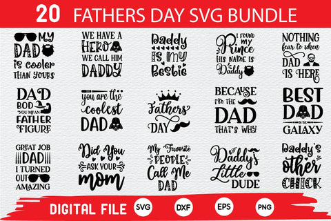 father's day svg bundle cut file SVG buydesign 