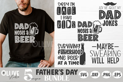 Father's Day SVG Bundle | Dad Funny SVG Bundle SVG Ollive Studio 