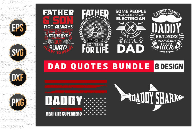 Fathers Day Svg Bundle, Dad Svg, Papa svg bundle design. - So Fontsy