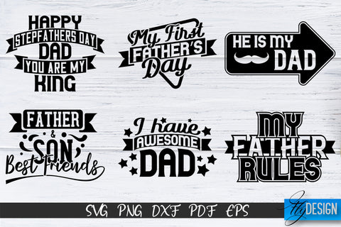 Father's Day SVG Bundle | Daddy Bundle | Best Dad Ever SVG SVG Fly Design 