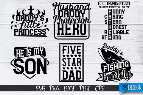 Father's Day SVG Bundle | Daddy Bundle | Best Dad Ever SVG SVG Fly Design 