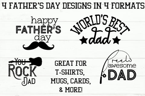 Father's Day SVG Bundle, Father's Day Clipart, World's Best Dad SVG Designing Digitals 