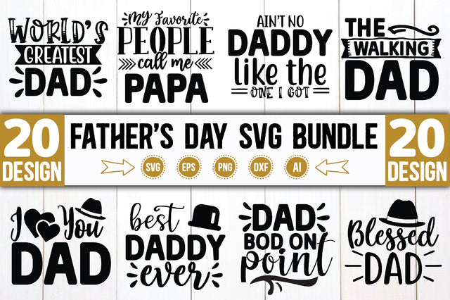 Father's Day Svg Bundle SVG Ariyan 