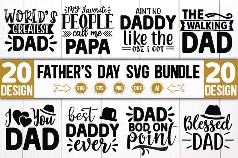 Father's Day Svg Bundle SVG Ariyan 