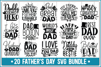 Father's Day Svg Bundle SVG Ariyan 