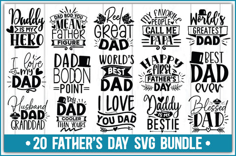 Father's Day Svg Bundle SVG Ariyan 