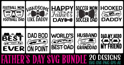 Father's Day SVG Bundle SVG Cut File SVG Studio Innate 