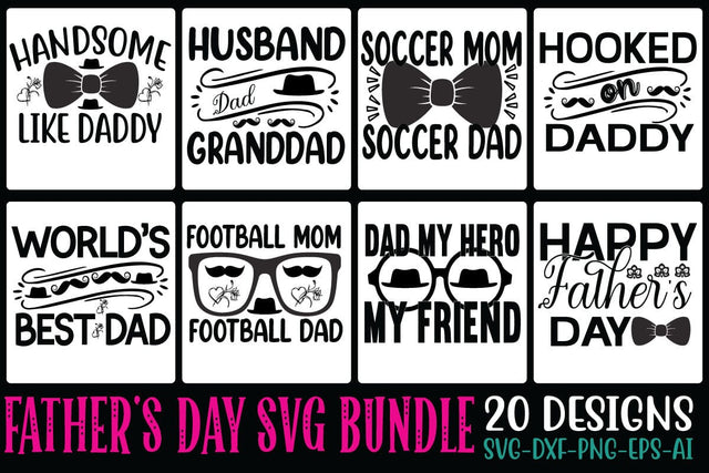 Father's Day SVG Bundle SVG Cut File SVG Studio Innate 