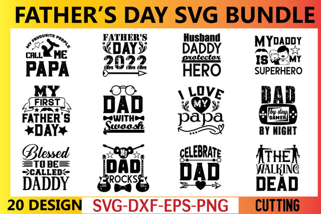 Father's day svg bundle SVG designer krishna 