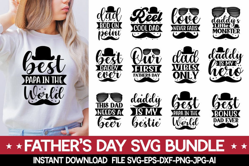 Father's Day Svg Bundle SVG designmaster24 