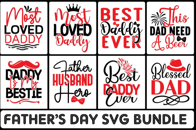 Father's Day Svg Bundle SVG designmaster24 