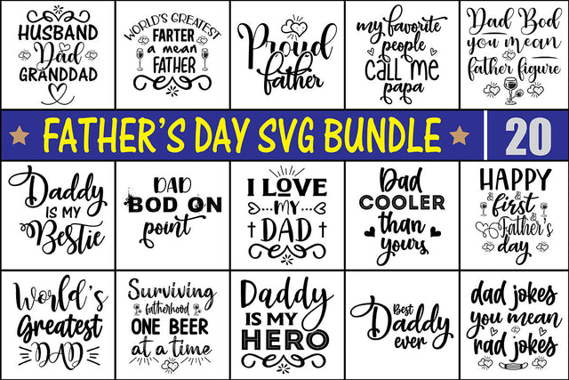 Fathers Day SVG Bundle SVG nirmal108roy 