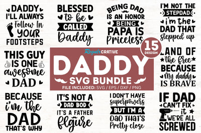Father's Day SVG Bundle SVG Regulrcrative 