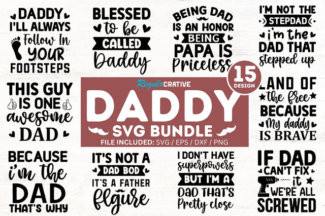 Father's Day SVG Bundle SVG Regulrcrative 