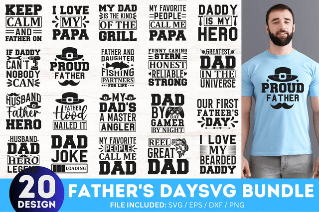 Father's Day SVG Bundle SVG Regulrcrative 