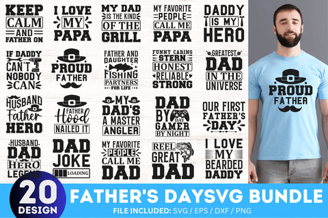 Father's Day SVG Bundle SVG Regulrcrative 