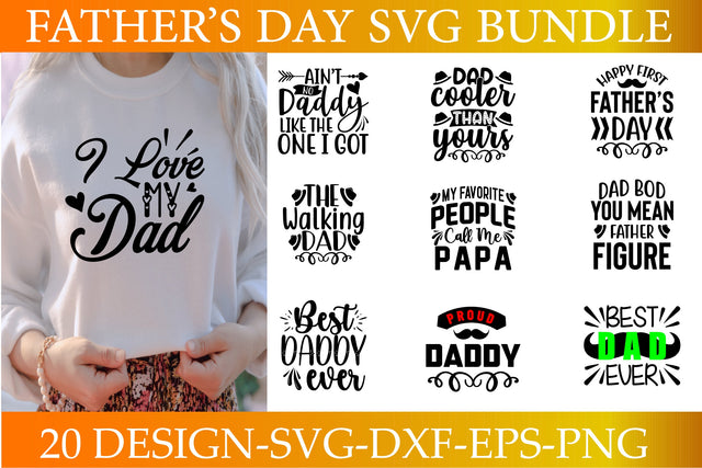 Father's Day SVG Bundle SVG Shahin alam 