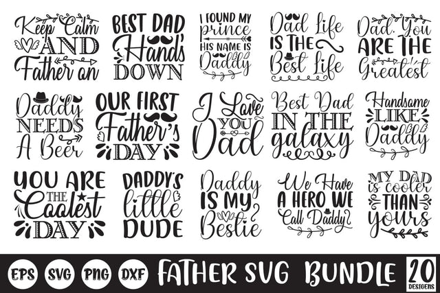 Fathers Day Svg Bundle SVG Shahin alam 