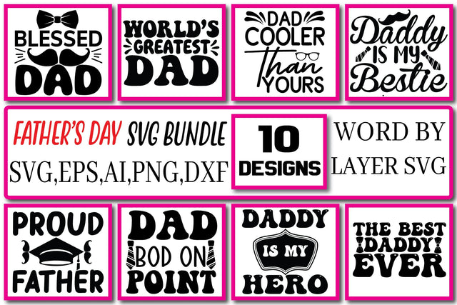 Father’s Day SVG Bundle Vol.3 SVG Craftlabsvg24 