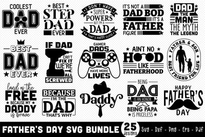 Father's Day SVG Bundle Vol.4 SVG CraftLabSVG 