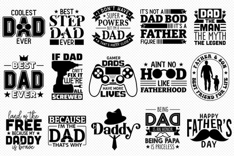 Father's Day SVG Bundle Vol.4 SVG CraftLabSVG 