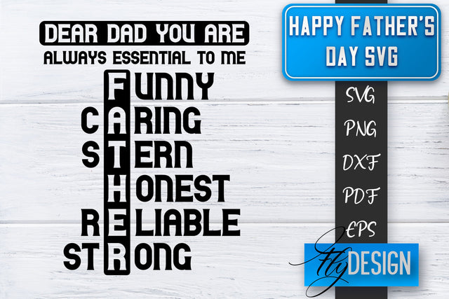 Father's Day SVG | Daddy SVG | Best Dad Ever SVG SVG Fly Design 