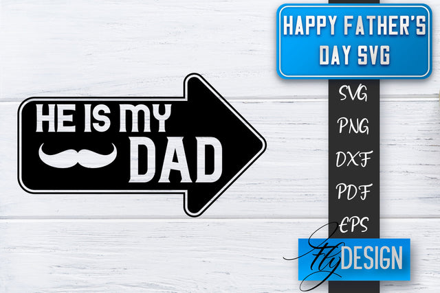 Father's Day SVG | Daddy SVG | Best Dad Ever SVG SVG Fly Design 