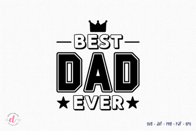 Father's Day SVG Design | Best Dad Ever SVG CraftLabSVG 