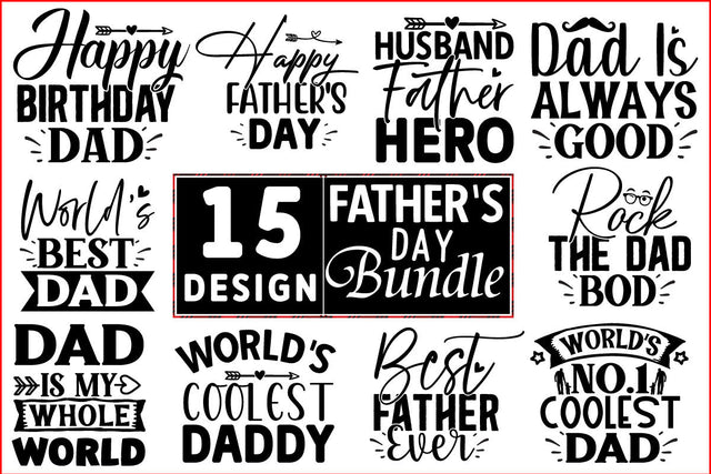 Father's day SVG Design Bundle SVG CraftingStudio 
