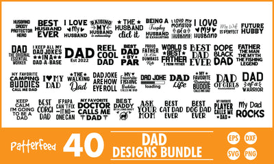 Father's Day SVG Designs Bundle SVG PatternFeed8 