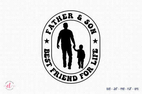 Father's Day SVG, Father & Son Best Friend for Life SVG CraftLabSVG 