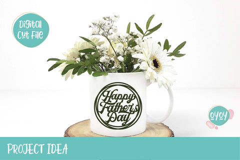 Fathers Day SVG | Happy Father's Day Cake Topper SVG SVG OyoyStudioDigitals 