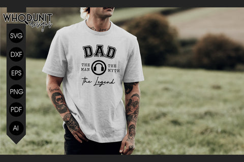 Father's Day SVG | Varsity Style cut files SVG Whodunit Designs 