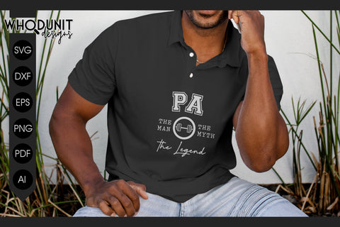 Father's Day SVG | Varsity Style cut files SVG Whodunit Designs 