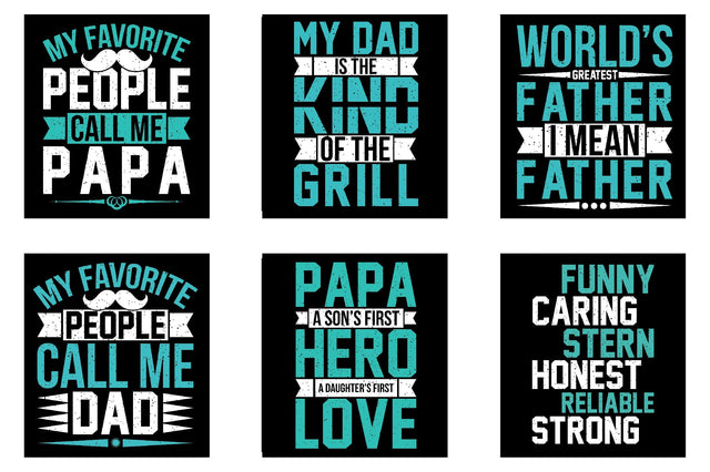 Father's day T-shirt bundle Sublimation SVGista 