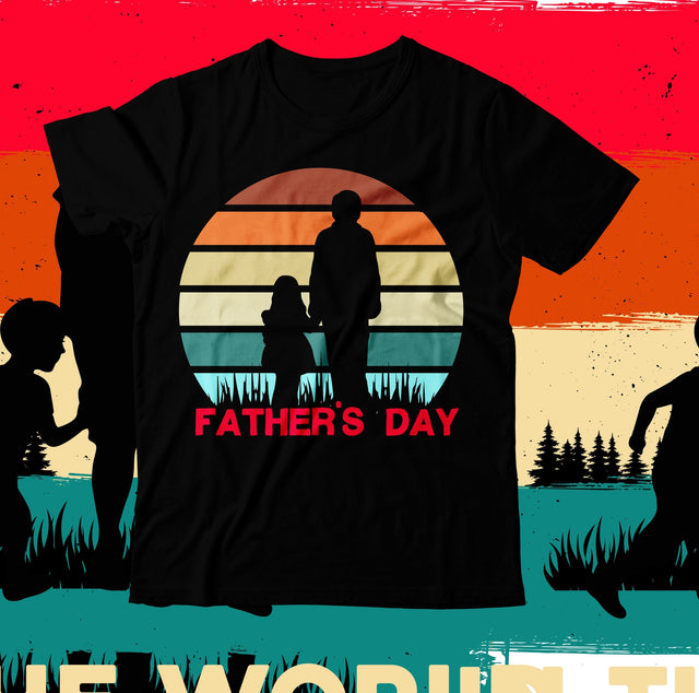 Father's Day T-Shirt Design, Father's Day SVG Design, Best Dad Ever SVG Cut File, Father's Day T-Shirt Design, Father's Day Sublimation Design, Dad Sublimation Design, Dad SVG Quotes SVG BlackCatsMedia 