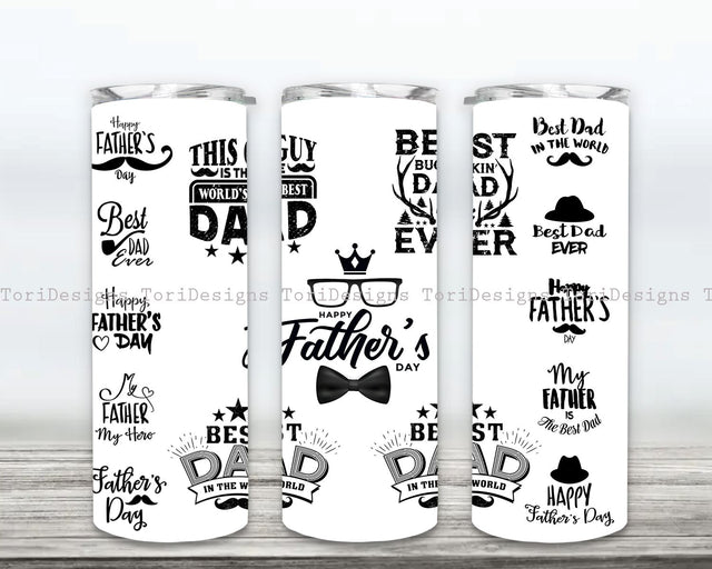 Fathers day Tumbler Sublimation PNG, Father's Day Tumbler Wrap PNG Gift For Dad, Fathers Day Tumbler Sublimation Design Download Sublimation ToriDesigns 