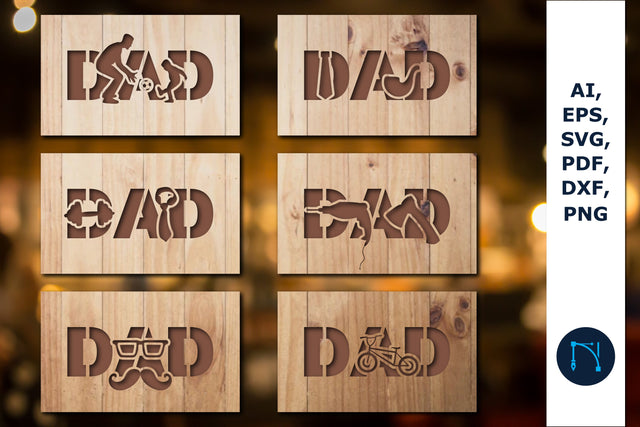Father’s Day Wooden Sign SVG Bundle SVG MD JOYNAL ABDIN 