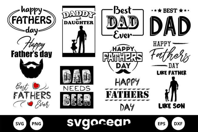 Fathers Svg Bundle SVG SvgOcean 