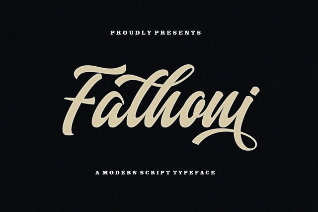 Fathoni Font AngelStudio 
