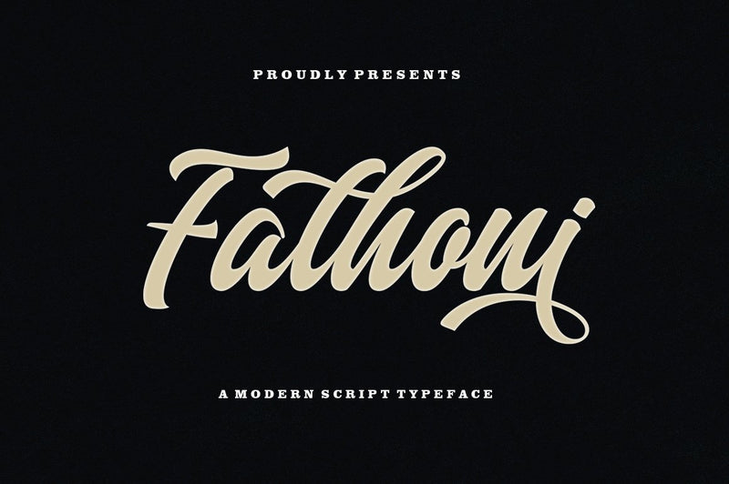 Fathoni Font AngelStudio 