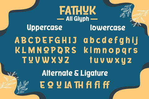 Fathuk Font Font twinletter 