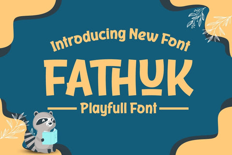 Fathuk Font Font twinletter 