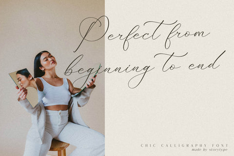 Fattrios Schudnel - Chic Calligraphy Font Font Storytype Studio 